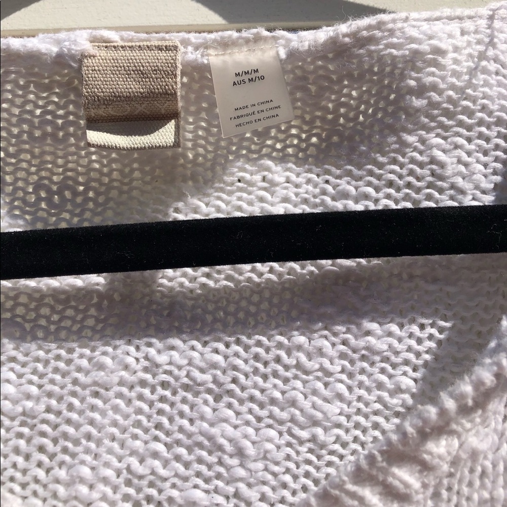 HOODED SWEATER ROXY SIZE M WHITE